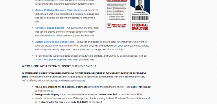 COVID-19 Blog Post Example